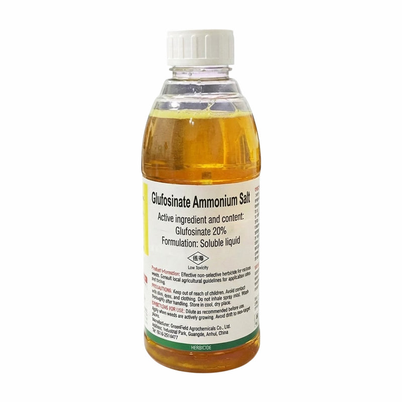 Glufosinat 20% SL Herbizid, nicht-selektive Postemergenz-Unkrautbekämpfung für Felder & Obstgärten
