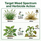 Herbicide SP 2,4-D sel sodique 5 % + sel ammonium de glyphosate 88 % pour le contrôle des mauvaises herbes à large spectre