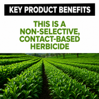 Concentré d'herbicide au glyphosate pour un contrôle efficace des mauvaises herbes - Désherbant systémique pour l'agriculture, le jardin et l'entretien des terrains (Jaune)