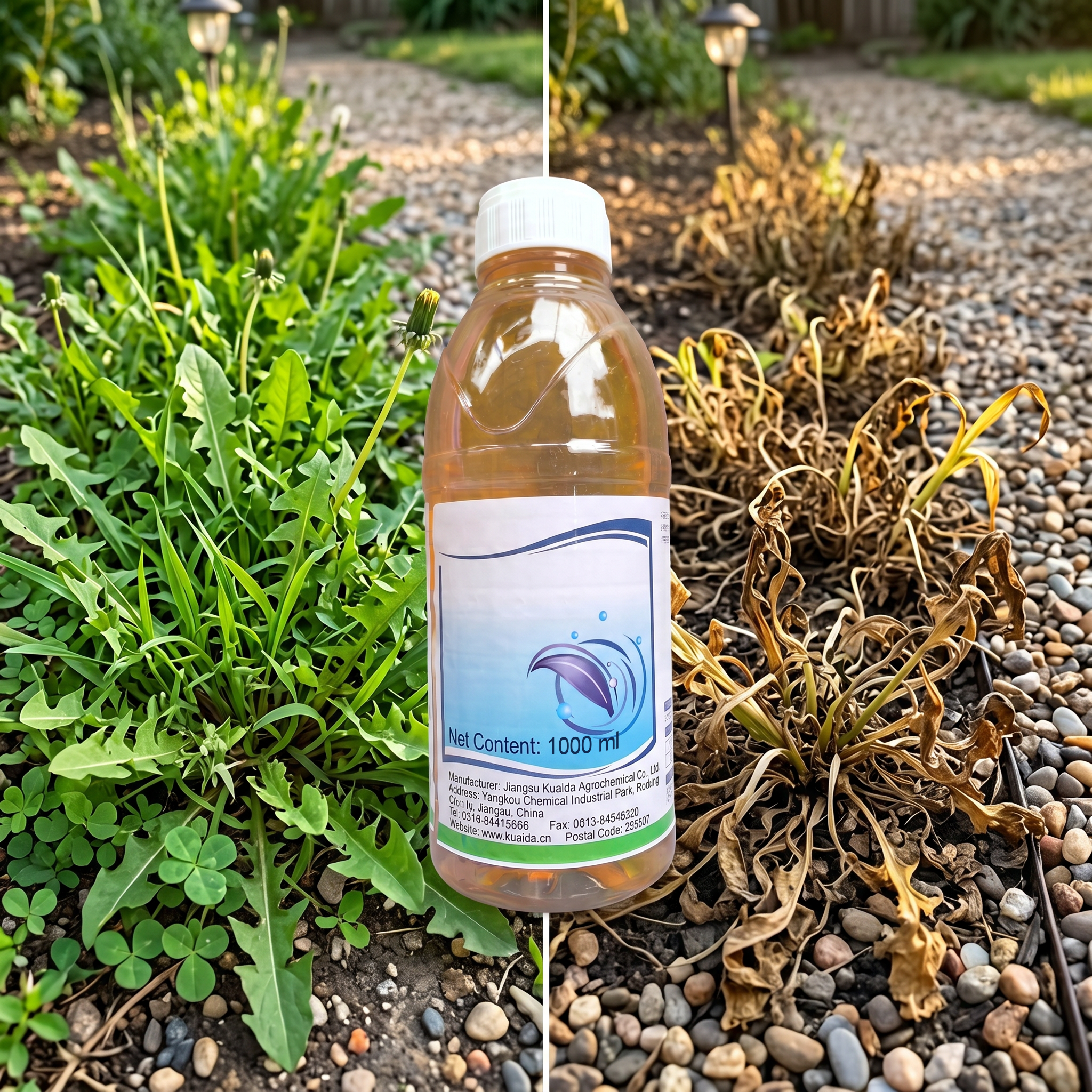 Herbicide au glyphosate d'ammonium 15 % pour le contrôle des herbes et des mauvaises herbes | Gestion systémique non sélective des mauvaises herbes