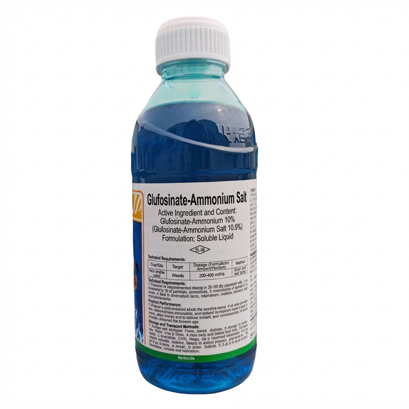 Herbicide Glufosinate Ammonium 10% SL, Herbicide non sélectif à large spectre pour l'agriculture