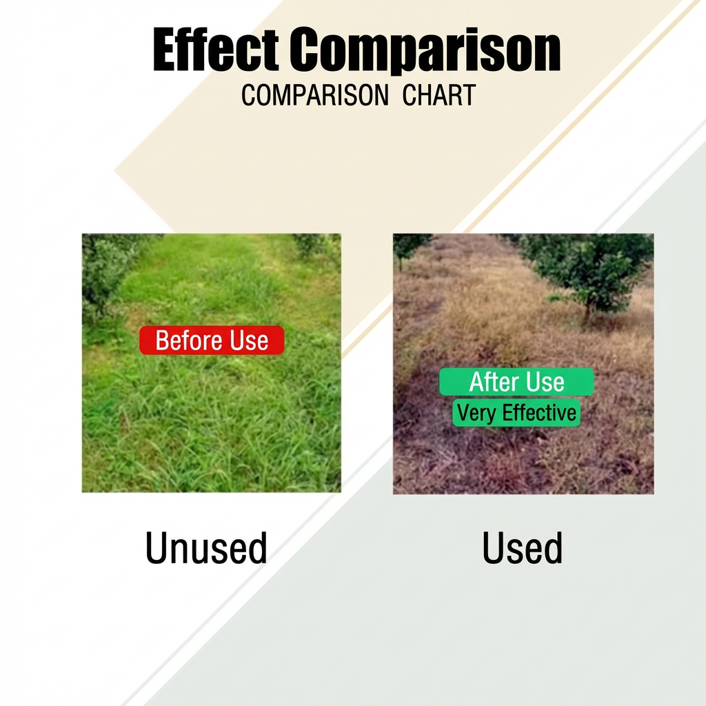 Herbicide Glufosinate Ammonium 20% SL, Herbicide post-levée à action rapide pour vergers, champs et terres non cultivées
