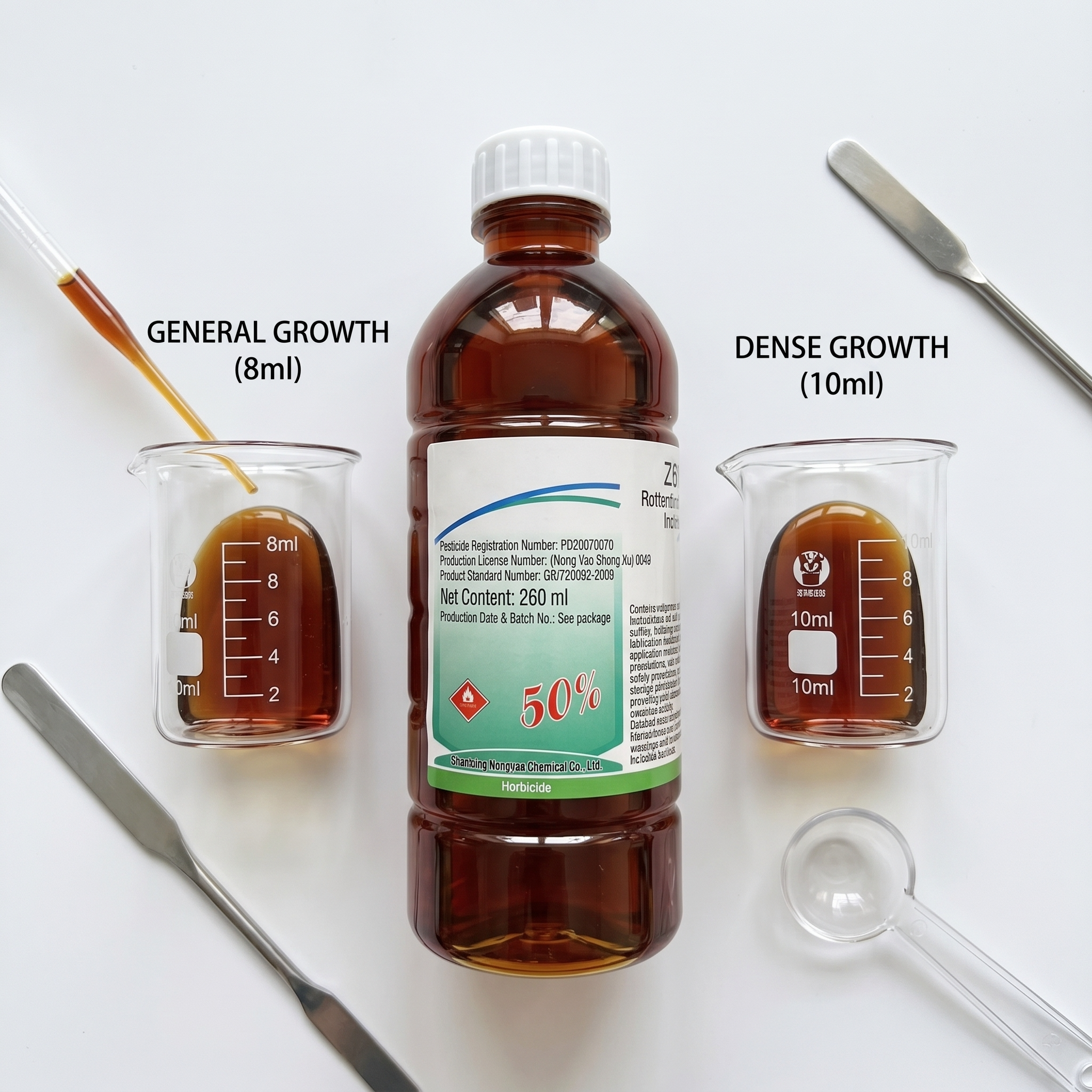 Herbicide glyphosate 50 % pour le contrôle des mauvaises herbes avant germination | Gestion systémique des mauvaises herbes pour les cultures de plein champ