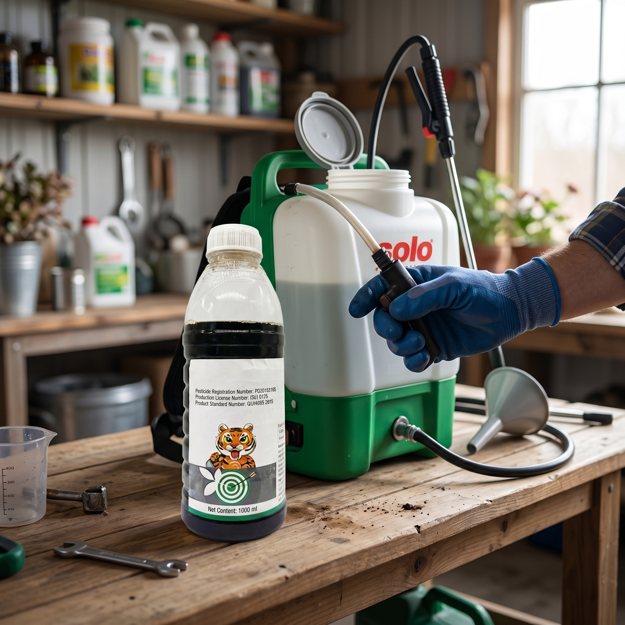 Herbicide glyphosate 10 % pour désherbage des vergers et contrôle des friches | Solution systémique de gestion des mauvaises herbes