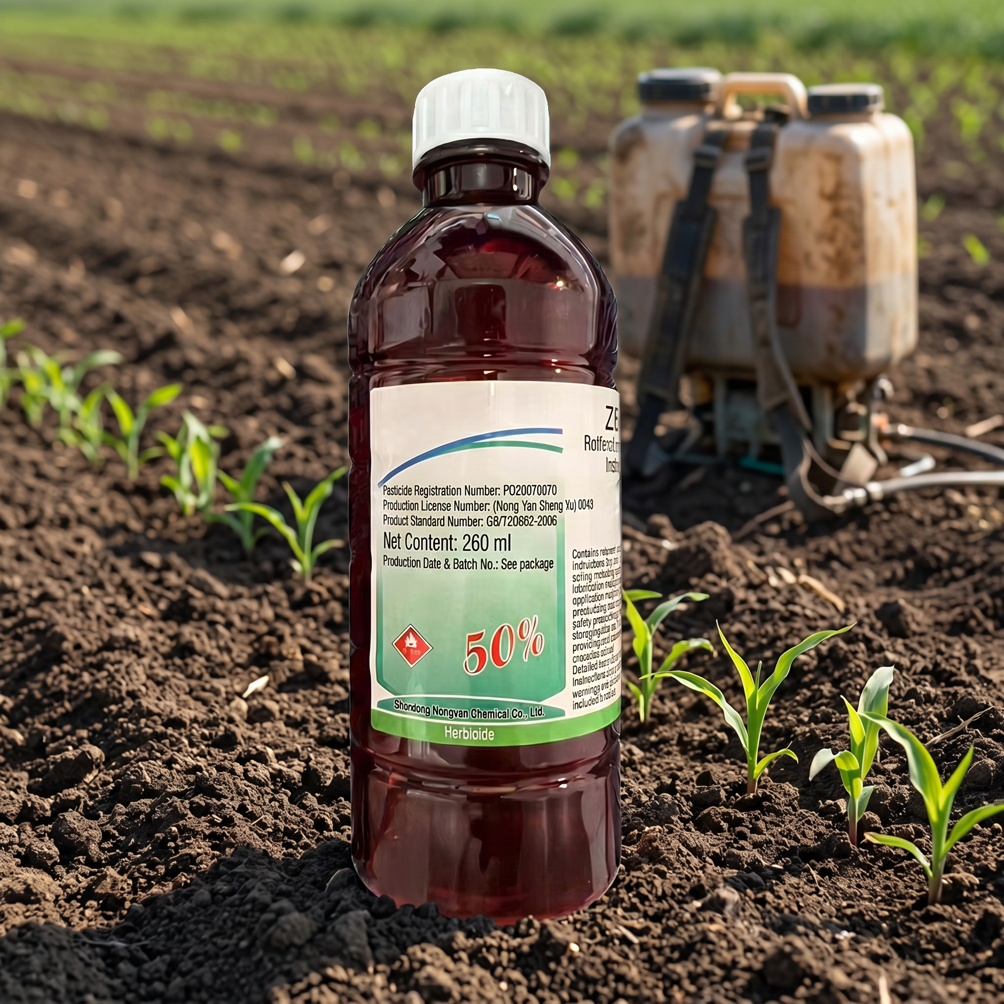 Herbicide glyphosate 50 % pour le contrôle des mauvaises herbes avant germination | Gestion systémique des mauvaises herbes pour les cultures de plein champ