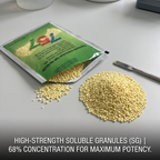 Herbicide granulaire au sel d'ammonium de glyphosate 68 % pour le contrôle des mauvaises herbes et des racines | Gestion systémique des mauvaises herbes