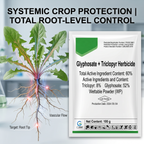 Herbicide Glyphosate Trichloropyrimidinyl Phosphonate 60 % pour le Contrôle des Mauvaises Herbes | Gestion Systémique des Mauvaises Herbes