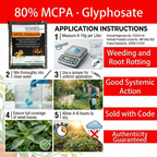 Herbicide SG MCPA Sodium 5 % + Glyphosate Ammonium 75 % pour le contrôle systémique des mauvaises herbes dans les champs agricoles