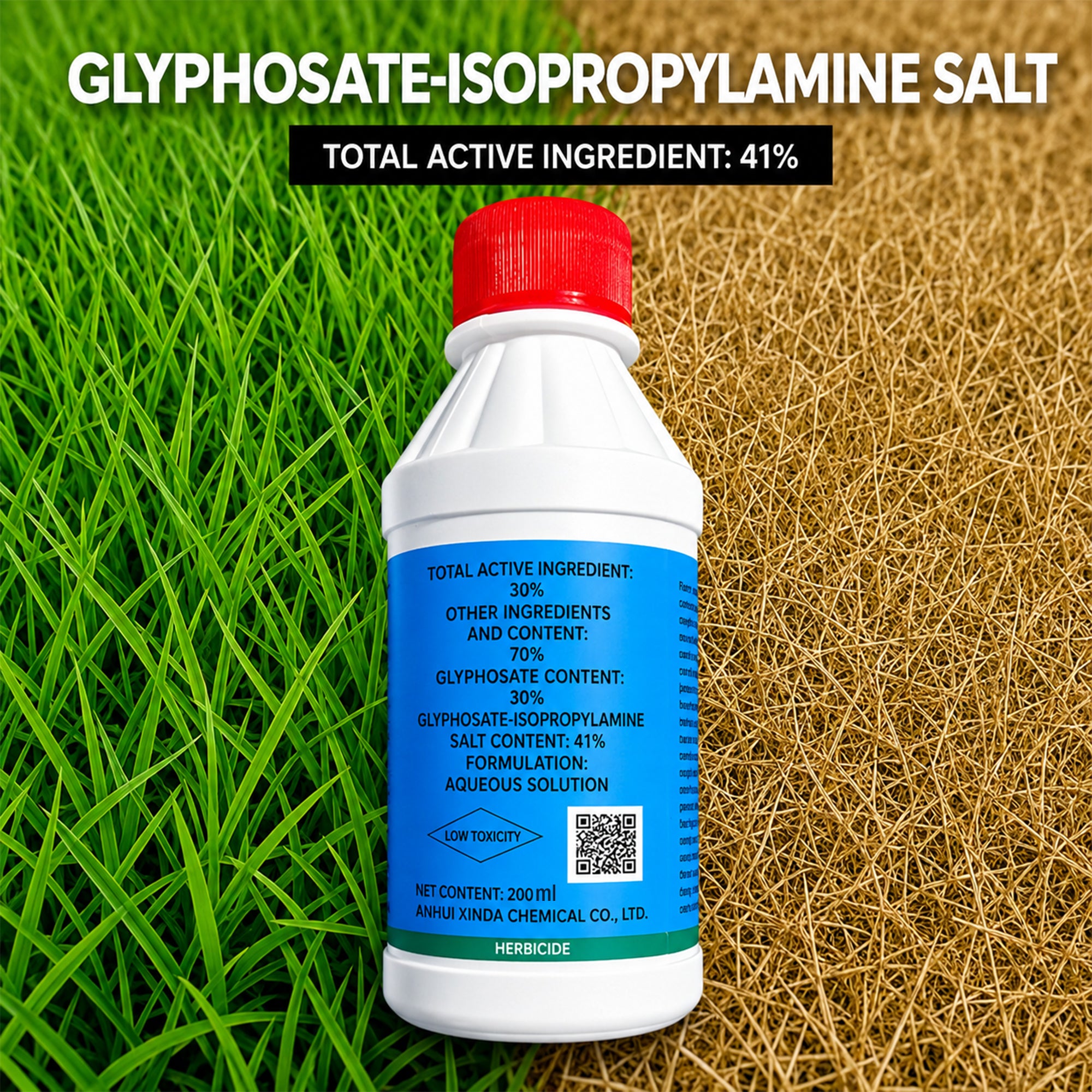 Concentré de glyphosate 41 % – Herbicide pour le contrôle de la végétation et l'entretien des terrains