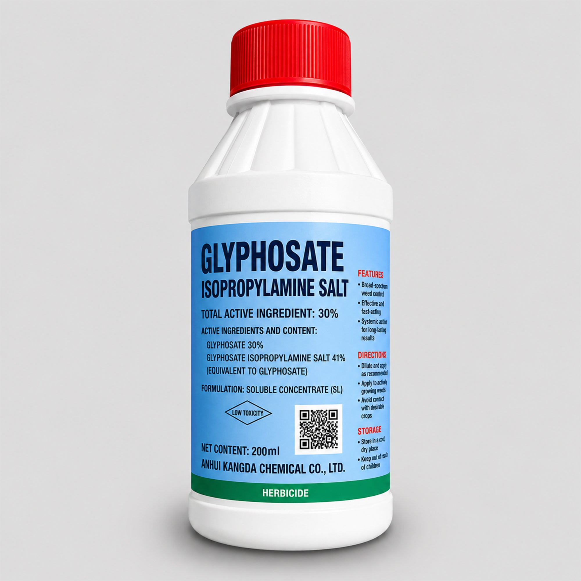 Concentré de glyphosate 41 % – Herbicide pour le contrôle de la végétation et l'entretien des terrains